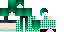 Minecraft skin texture, 64x32 legacy pixels