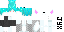 Minecraft skin texture, 64x32 legacy pixels
