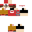 Minecraft skin texture, 64x64 pixels
