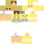 Minecraft skin texture, 64x64 pixels