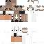 Minecraft skin texture, 64x64 pixels
