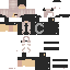 Minecraft skin texture, 64x64 pixels