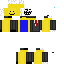 Minecraft skin texture, 64x64 pixels