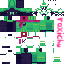 Minecraft skin texture, 64x64 pixels