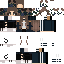 Minecraft skin texture, 64x64 pixels