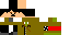 Minecraft skin texture, 64x32 legacy pixels