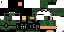 Minecraft skin texture, 64x32 legacy pixels