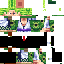 Minecraft skin texture, 64x64 pixels