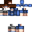 Minecraft skin texture, 64x64 pixels