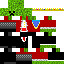 Minecraft skin texture, 64x64 pixels