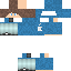 Minecraft skin texture, 64x64 pixels