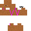Minecraft skin texture, 64x64 pixels