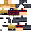 Minecraft skin texture, 64x64 pixels
