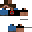 Minecraft skin texture, 64x64 pixels