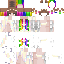 Minecraft skin texture, 64x64 pixels