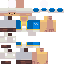 Minecraft skin texture, 64x64 pixels