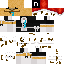 Minecraft skin texture, 64x64 pixels