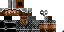 Minecraft skin texture, 64x32 legacy pixels