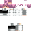 Minecraft skin texture, 64x64 pixels