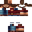 Minecraft skin texture, 64x64 pixels