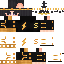 Minecraft skin texture, 64x64 pixels
