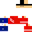 Minecraft skin texture, 64x64 pixels