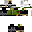 Minecraft skin texture, 64x64 pixels