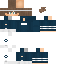 Minecraft skin texture, 64x64 pixels