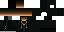 Minecraft skin texture, 64x32 legacy pixels