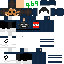 Minecraft skin texture, 64x64 pixels