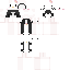 Red Minecraft skin texture, 64x64 pixels