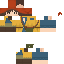Minecraft skin texture, 64x64 pixels