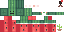 Minecraft skin texture, 64x32 legacy pixels