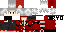 Minecraft skin texture, 64x32 legacy pixels