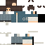 Minecraft skin texture, 64x64 pixels