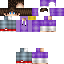 Minecraft skin texture, 64x64 pixels