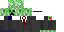 Minecraft skin texture, 64x32 legacy pixels