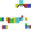 Minecraft skin texture, 64x64 pixels