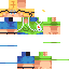 Minecraft skin texture, 64x64 pixels