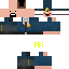 Minecraft skin texture, 64x64 pixels