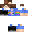 Minecraft skin texture, 64x64 pixels