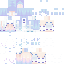 Minecraft skin texture, 64x64 pixels