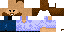 Minecraft skin texture, 64x32 legacy pixels
