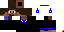 Minecraft skin texture, 64x32 legacy pixels