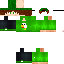 Minecraft skin texture, 64x64 pixels