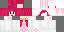 Minecraft skin texture, 64x32 legacy pixels