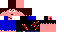 Minecraft skin texture, 64x32 legacy pixels