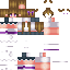 Minecraft skin texture, 64x64 pixels