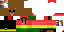 Minecraft skin texture, 64x32 legacy pixels