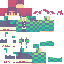 Minecraft skin texture, 64x64 pixels